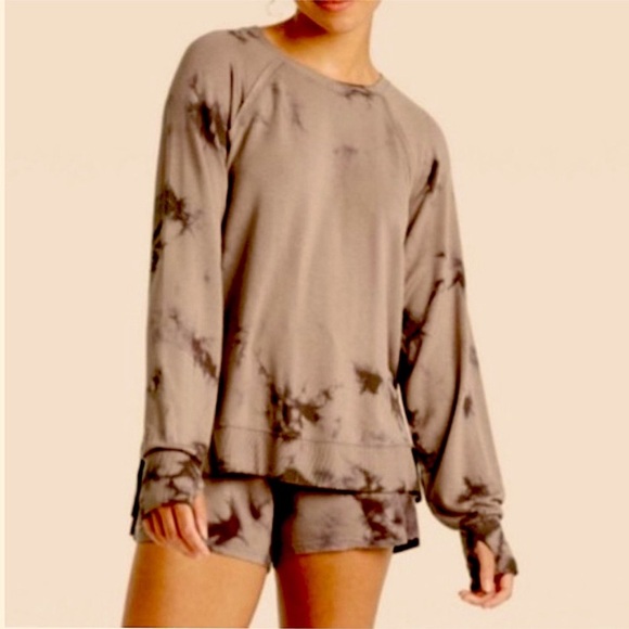 JoyLab sweatshirt & shorts set tie dye - Picture 1 of 12